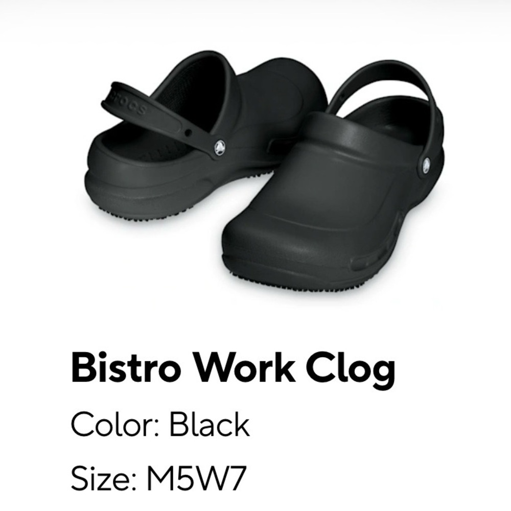 CROCS Bistro Work Clog - Black
